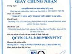 GIẤY CHỨNG NHẬN